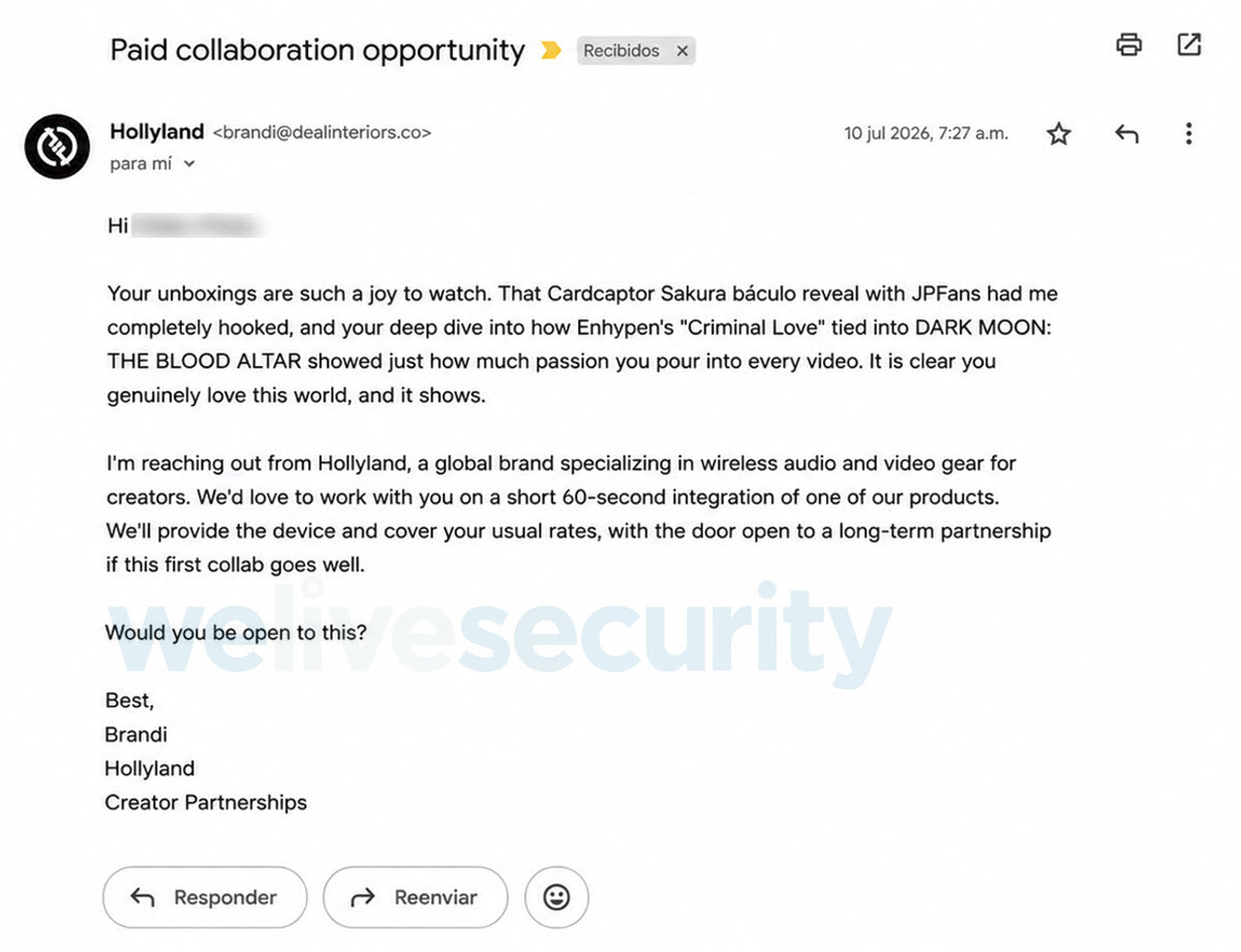 Alerta para creadores de contenido: Así roban cuentas de Google mediante falsos patrocinios