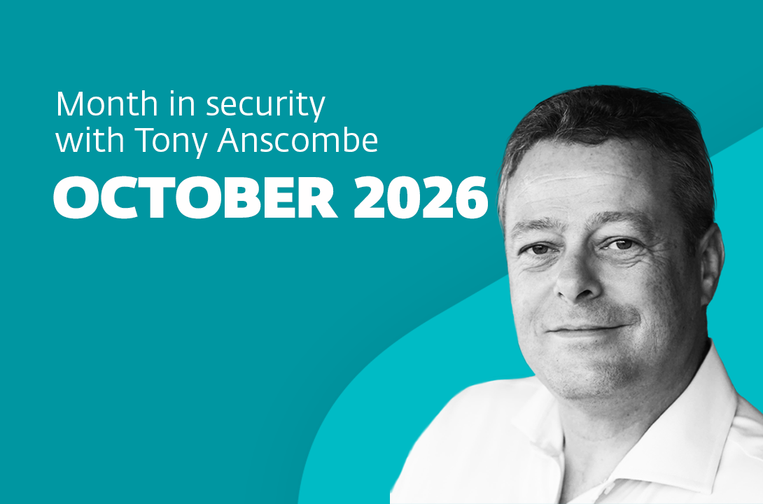 This month in security with Tony Anscombe – October 2026 edition