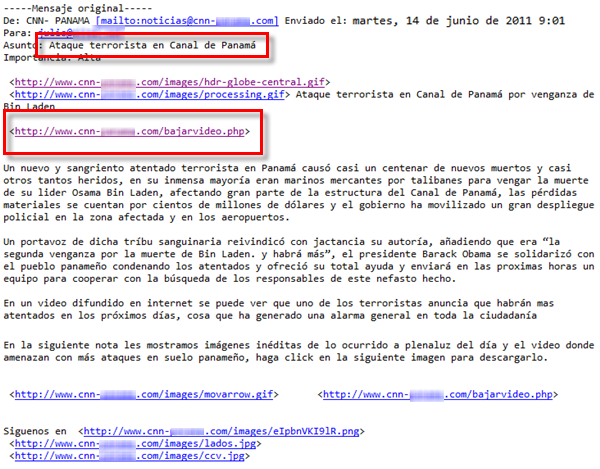 Atentado terrorista Canal de Panamá - Correo Atentado terrorista Canal de Panamá - Correo